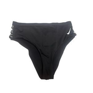 Nike Swim Sneakerkini High Waist Cheeky Bikini Bottom SZ L